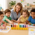 thumbnail image 4 of Marker Holders (5 Pack): Silicone Organizers for Broad Tip Markers, Prevent Lost Lids, Portable, Value Family Size, Dishwasher Safe, 4 of 4