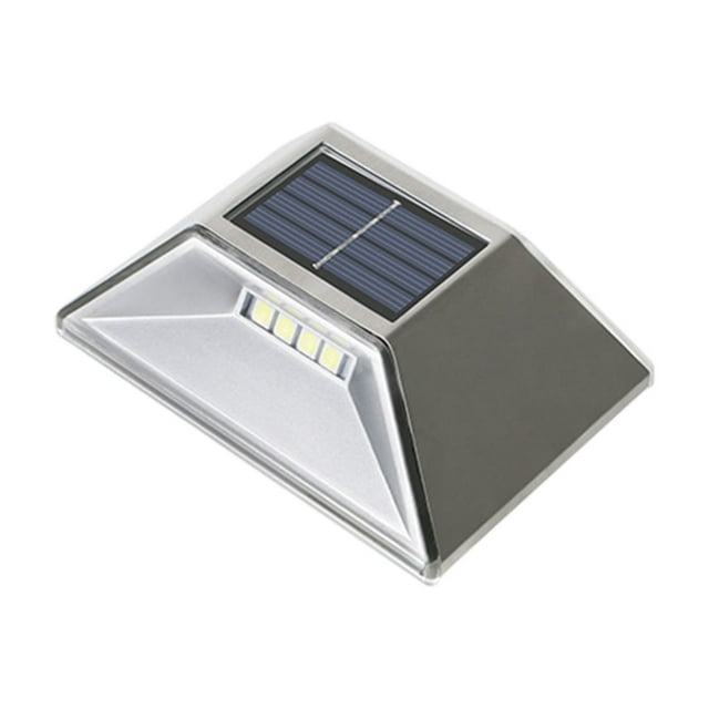 Solar Lights Outdoor Patio Decorative Stair Steps Lights Plastic High Transmittance High Brightness Lights