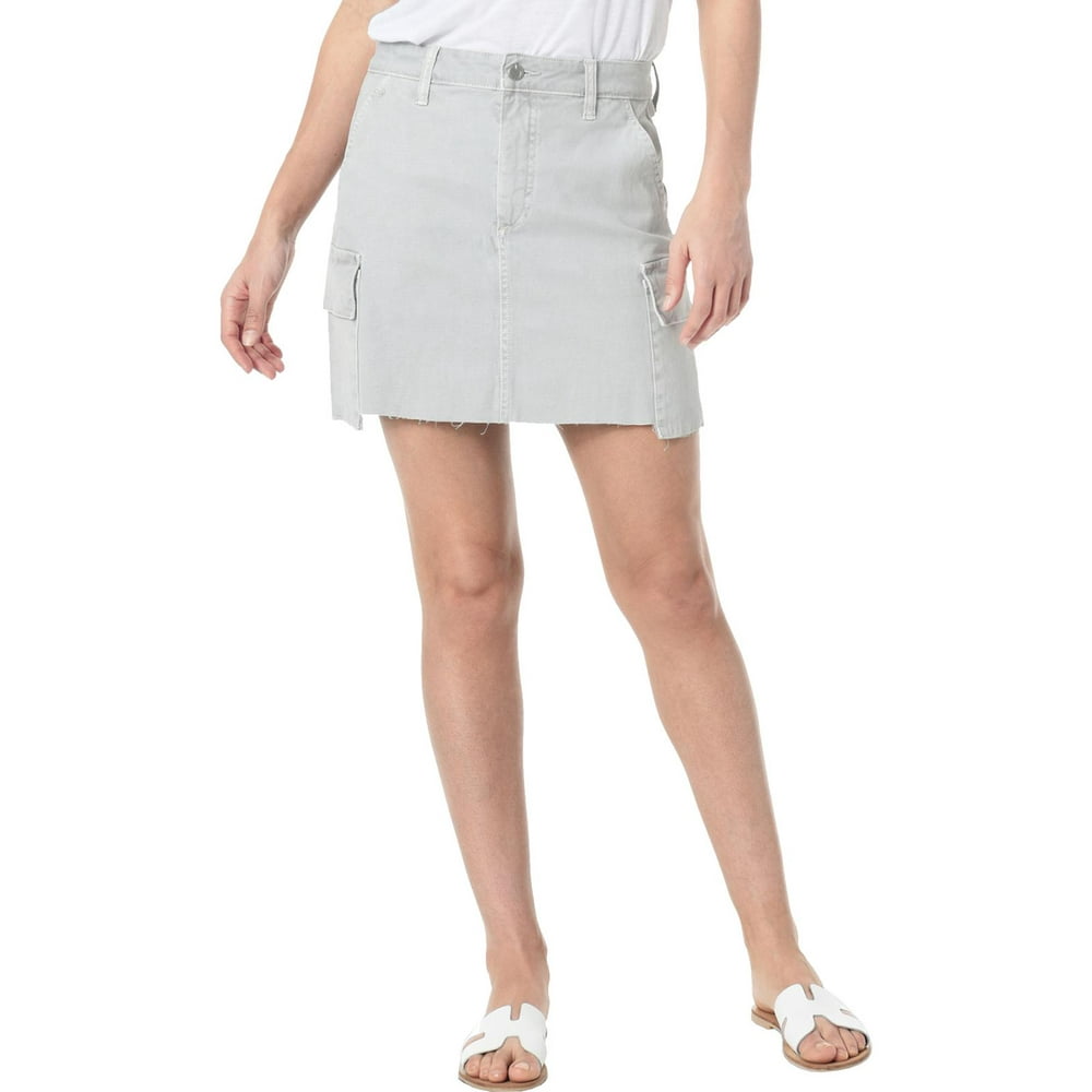 JOE'S Jeans - Joe's Womens Denim High-Waisted Cargo Skirt - Walmart.com ...