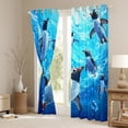 thumbnail image 3 of Manfei Cartoon Ocean Penguin Blackout Curtains Set of 2 (52x84 Each), Underwater World Window Curtains, Kawaii Wildlife Animal Curtains and Drapes, Curtains Blackout Home Decor, 3 of 6