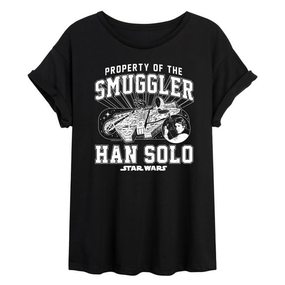 Star Wars - Property Of The Smuggler Han Solo - Women's Oversized Tee