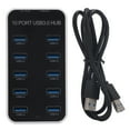 thumbnail image 2 of USB 3.0 Data Hub, Buena Compatibilidad Bordes Elegantes 10 Puertos DC 12-24V Transmisión Rápida De Datos Amplios Datos De Aplicación USB Hub Para Consola De Juegos, 2 of 7