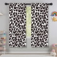 thumbnail image 5 of Blackout Kids Curtains,White and Black Of Leopard Print Childrens Insulated Curtains Set Of 2,Bedroom Essentials,Toddler Room Decor 42"x63", 5 of 5