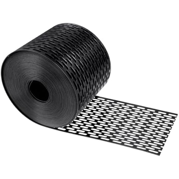 3.93" x32.8FT Soffit Vent Strip for Eaves Ventilation Weather-Resistant Composite Material | Bird & Pest-Proof Design | Under-Eave Exterior Ventilation Solution$$Tools & Hardware Other