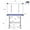 Blue, variant on Miniyam 42" Folding Dog Pet Grooming Table, Weight Capacity: 300lbs, Gray