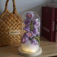 thumbnail image 3 of Lily Of The Valley Lamp, Led Table Lamp For Bedroom, Flower Table Lamp, Flower In Glass Lampshade, Bedside Desk Lamp, Artificial Flower Lamp For Bedro, 3 of 5