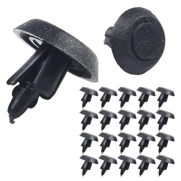 100 Pcs Black 7mm Hole Fasteners for Toyota Cars for Camry for Highlander