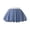 Blue White Grid, variant on Girls Bubble Skirt Elastic Waist Puff Balloon Mini Skirt Kids Cute Puffy Skater Skirt for Casual Party School