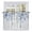 Blue, variant on Blue Eucalyptus Tier Curtains, Botanical Plant Rustic Branch Floral Light Filtering Kitchen Curtains, 2Pcs Rod Pocket Half Window Treatments Panels for Sink Cafe Cabinet Camper 27.5x24 Inches