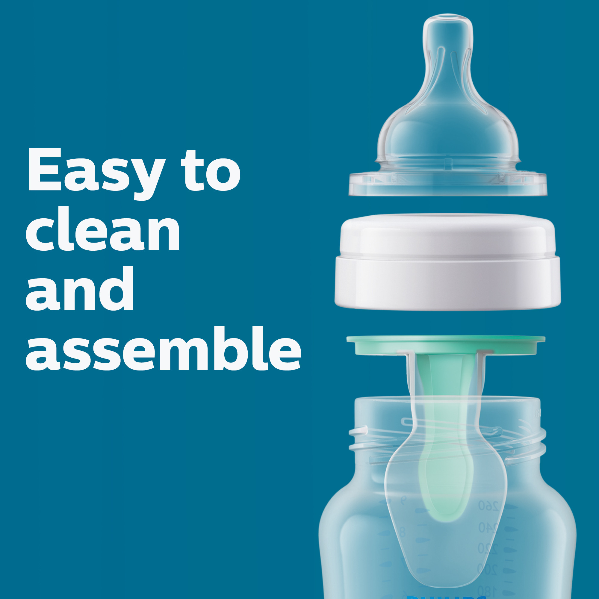Philips AVENT Anti-Colic Bottle with AirFree Vent 9oz Pack of 3 photo 8