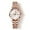 B White, variant on Women Watch Fashion Rose Gold Diamond Analog Quartz Female Watch for Women Luxury Dress Ladies Stainless Steel Luminous Waterproof Date Wrist Watches Green Dial