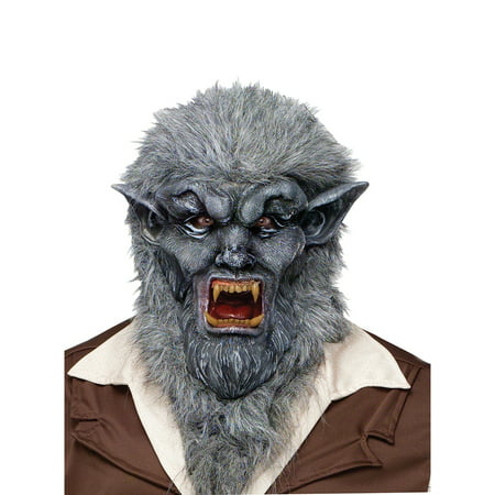 Grey Wolfman Animal Fairytale Halloween Mask