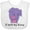 AA-White, variant on Inktastic I Love My Sissy Elephant Purple Pink Boys or Girls Baby Bib