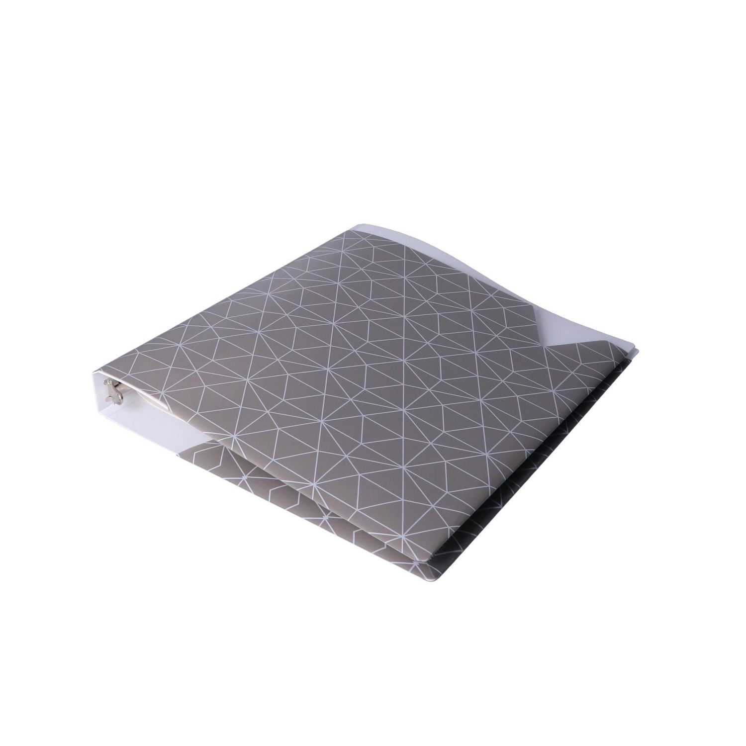 Pen+Gear 1" Poly Ring Binder Pocket, Grey