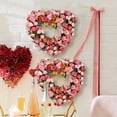 thumbnail image 6 of Valentine's Day With Heart Shaped Roses In Color Entrance Hall Wreath, 6 of 7