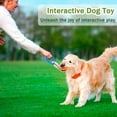 thumbnail image 5 of Juguete para perros con 3 anillos, duradero y resistente al agua, juguete para masticar para perros para entrenamiento de mascotas, juguete interactivo para cachorros (naranja y azul), 5 of 5