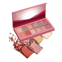 Misslyn 12 Color Desert Nights Eyeshadow Palette #02 RED FLAME EYES with Ultra-Velvety and Silky Finishes, High-Pigment Matte Shimmer Eye Makeup Palette