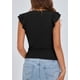 thumbnail image 2 of Remera PRETTYGARDEN Mujer Cuello en V Volados Sin Mangas Ajustada XXL, 2 of 9