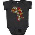 thumbnail image 3 of Inktastic Black History Month Africa in Handmade Textile Fabric Boys or Girls Baby Bodysuit, 3 of 5