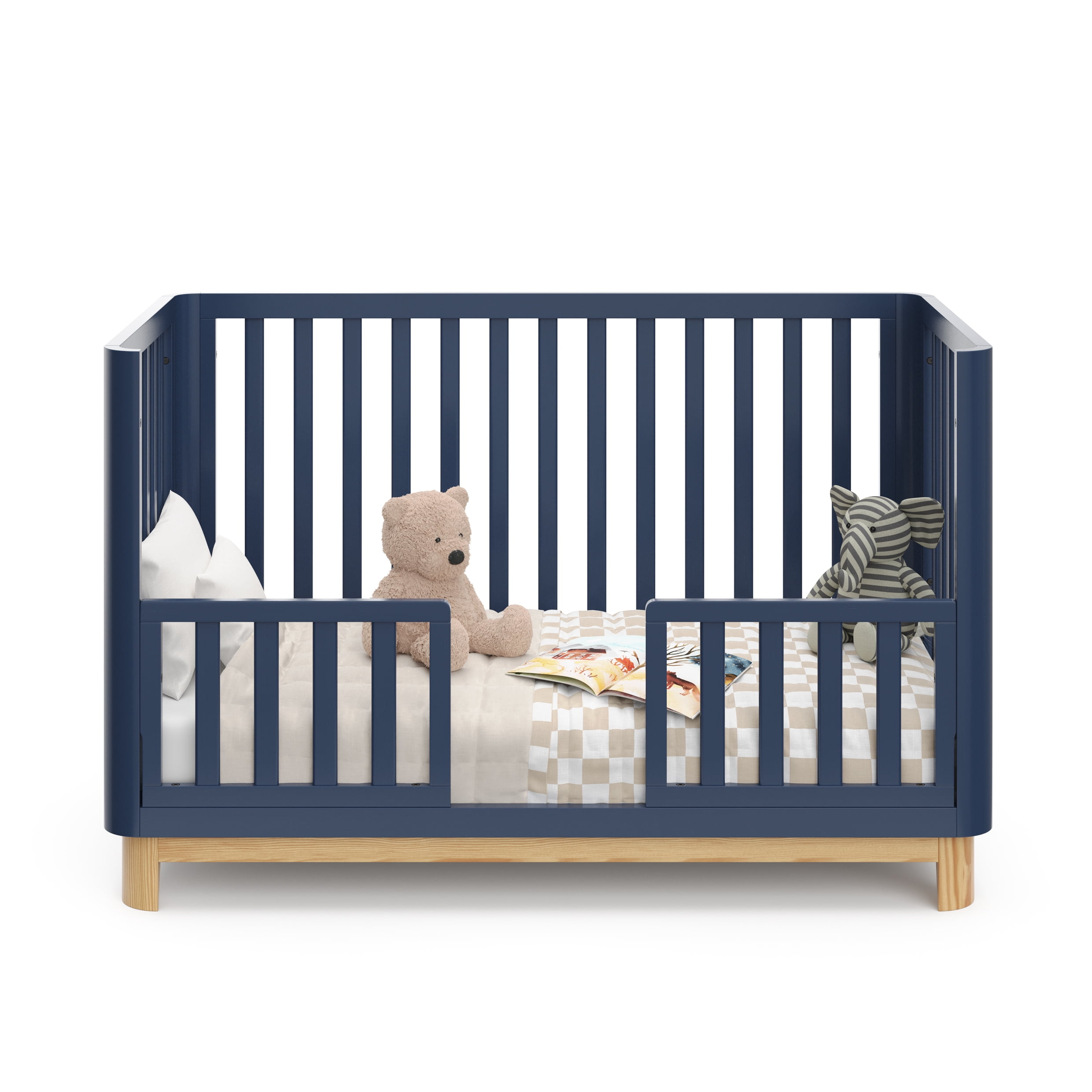 Graco Toddler Safety Guardrail (Slats), Midnight Blue