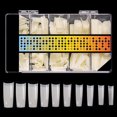 thumbnail image 1 of 500PCS Nail Extension Mold Plastic DIY Reusable French Nail Tips False Nail Mold, 1 of 10