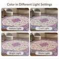 thumbnail image 7 of ODIKA Medallion Oriental Vintage Floral With Maximalist Vine Border Stain Resistant Low Profile for Dorm Room, Small Living Apartment, 7 of 7