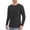 *Black, variant on Men's UPF 50+ Sun Protection Long Sleeve T-Shirt,Lightweight Athletic Outdoor Running Hiking Top For Men,Army Green,S-2XL