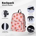 thumbnail image 4 of Goofa Strawberry Printed Backpack,Laptop Backpack,Durable Anti-Theft Travel Work Backpack,Water-resistant Backpack, 4 of 9