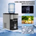 thumbnail image 3 of TABU 3 in 1 Water Dispenser with Ice Maker, 44 LBS/24H,Cold/Hot Temperature,Child Safety Lock,Black, 3 of 7