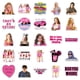 thumbnail image 3 of Paquete de pegatinas para niñas, vinilo impermeable, 50 unidades, 3 of 3