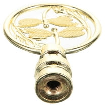 FUEENIRVA Lamp Finials for Lamps 1Pack Golden for Home Decoration 5.3x1.3in