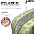 thumbnail image 5 of Womens LightYellow Green Dinosaurs Silhouettes Pattern Lunch Box for Work,Insulated Lunch Bag for Women,Loncheras Para Mujer,Leakproof Adult Lunch Bag for Work,Beach,Travel,Picnic,Camping, 5 of 7