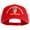 Red, variant on U.S. Army 13th Airborne Divison Embroidered Retro Cotton Blend Snapback Cap - White OSFM