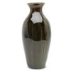 Ceramic Vase, Tropical Green Glaze Finish