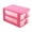 Pink, variant on Ludlz Cosmetic Makeup Organizer Plastic Storage Box with Drawer Lipsticks Holder Desktop Sundry Storage Case Layers Drawer Desk Organizer Storage Boxes Containers Cosmetics Case