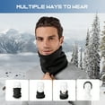 thumbnail image 6 of Tisoloow Winter Neck Gaiter for Women Men Fleece Neck Warmer Face Cover Winter Neck Scarf Windproof Ski Face Mask Khaki One Size, 6 of 9