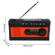 thumbnail image 2 of Radio meteorológica de emergencia con linterna LED Banco de energía alarma SOS Radio de manivela Radio meteorológica portátil para suministros de huracanes, 2 of 8