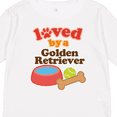 thumbnail image 4 of Inktastic Golden Retriever Loved By A (Dog Breed) Boys or Girls Long Sleeve Toddler T-Shirt, 4 of 5