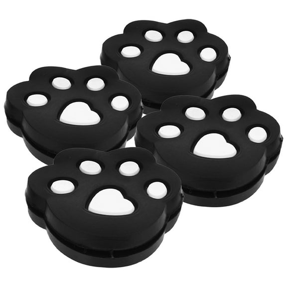 Raindrops 4-Pack Black Tennis Racket Dampeners for Enhanced Shock Absorption and Better Grip Performance