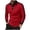 Red, variant on XDZJLR Polo Shirts For Men Color Blocked Button Up Collar Sportswear With Long Sleeved Design Long Sleeved T Shirt Classic Mens Polo Shirt S-3Xl