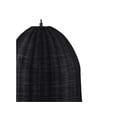 thumbnail image 4 of Highler 1-Light Matte Black Pendant with Matte Black Rattan Shade, 4 of 4