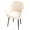 Beige, variant on AIGIA Curved Back Dining Room Chair Covers with Arms Stretch Swivel Bar Stool Chair Slipcover with Armrest for Kitchen Office Desk ﻿