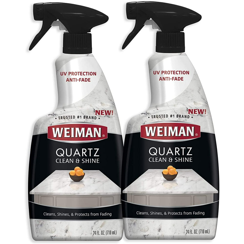 Weiman Quartz Countertop Cleaner and Polish 24 Ounce (2 Pack) Clean