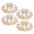 thumbnail image 2 of Flower Shoe Clip, Women Shoe Clip Fashionable Shoe Clip  For Party Gold, 2 of 8
