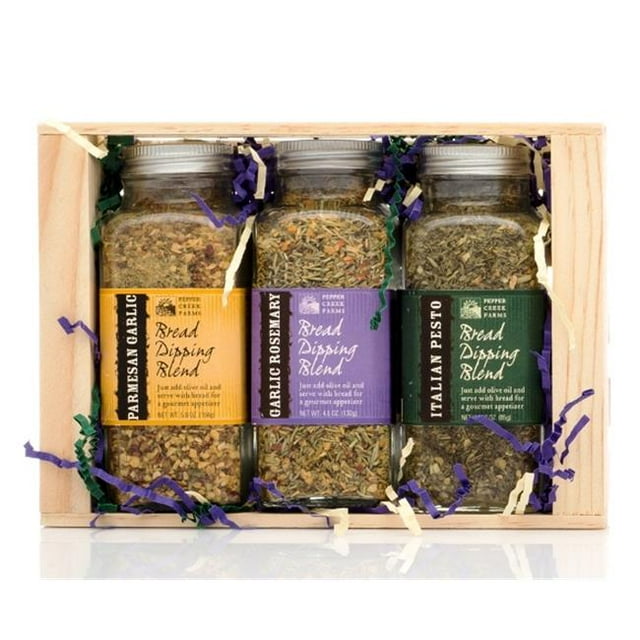 Pepper Creek Farms CRT001 Parmesan Garlic & Garlic Rosemary & Italian