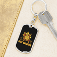 thumbnail image 6 of Buy Bitcoin King Crypto Stainless Steel or 18k Gold Premium Swivel Dog Tag Keychain, 6 of 16