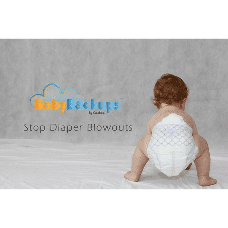 BabyBackups Diaper Extender Pads, Prevent Diaper Blowouts, 25 Pack