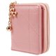 thumbnail image 1 of Cartera pequeña para mujeres y niñas, de piel sintética acolchada, plegable y con tarjetero tipo acordeón Cartera compacta y elegante para uso diario, 1 of 7