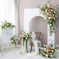 thumbnail image 5 of 10 Piezas De Rosas Rojas Artificiales De Flores De Seda Sintética Con Tallos Largos, Rosas Falsas, Ramo A Granel Para Decoración, Centros De Mesa Del Día De San Valentín, Propuesta De Ramos De Novia,, 5 of 5