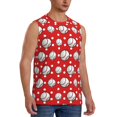 thumbnail image 2 of Balery Cute Baseball Camisetas sin mangas para hombre, absorbe la humedad y protege contra el mal olor.-Large, 2 of 7